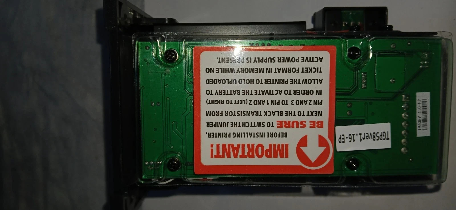TOP ICT Printer tested