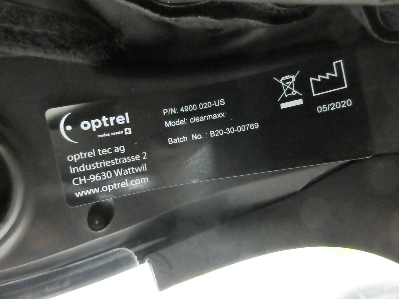 NEW NO BOX OPTREL CLEARMAXX HELMET & E3000X POWERED AIR RESPIRATOR PAPR 4900.251