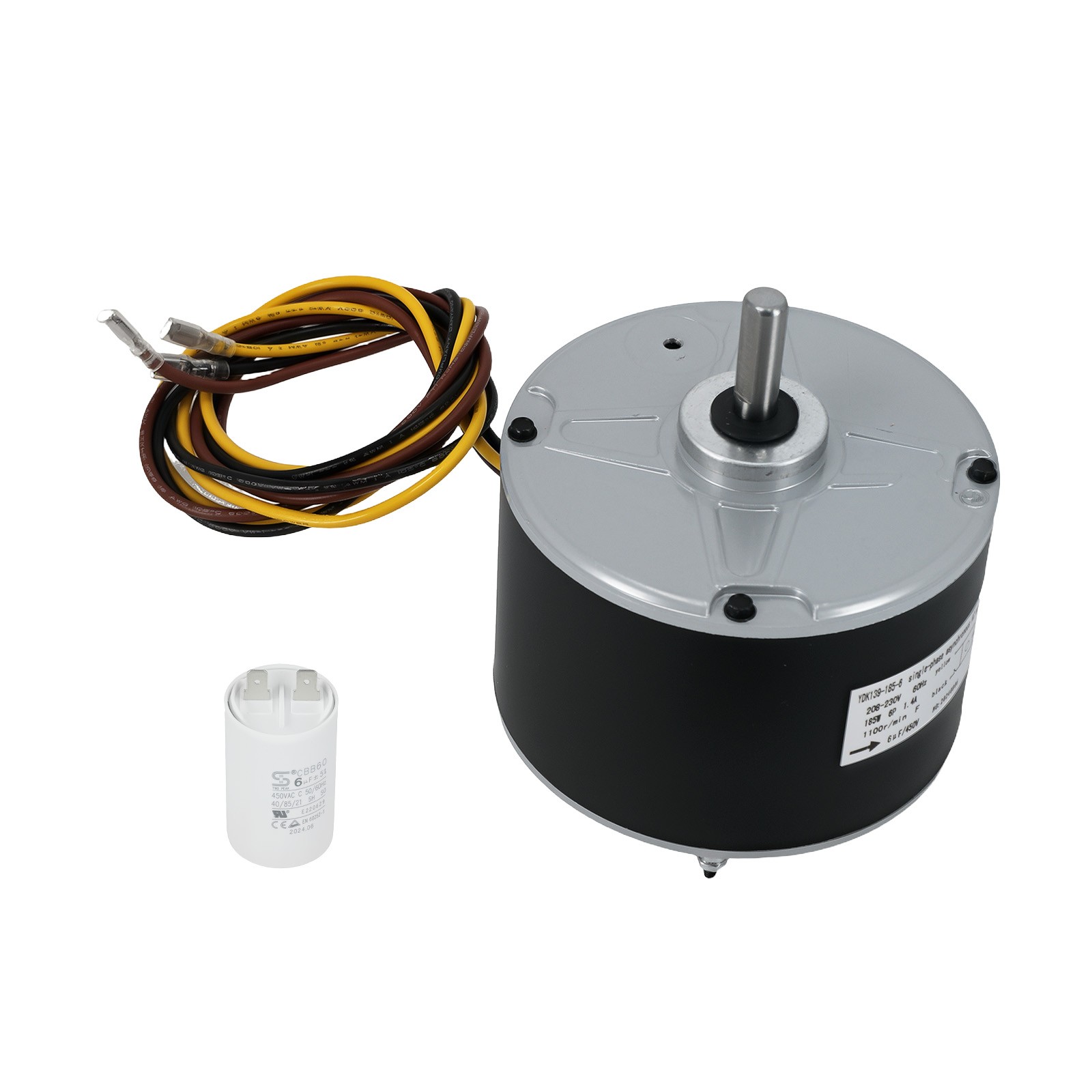 Condenser Fan Motor For Carrier Genteq GE 5KCP39EGS070S 3905 1100 RPM 208-230V