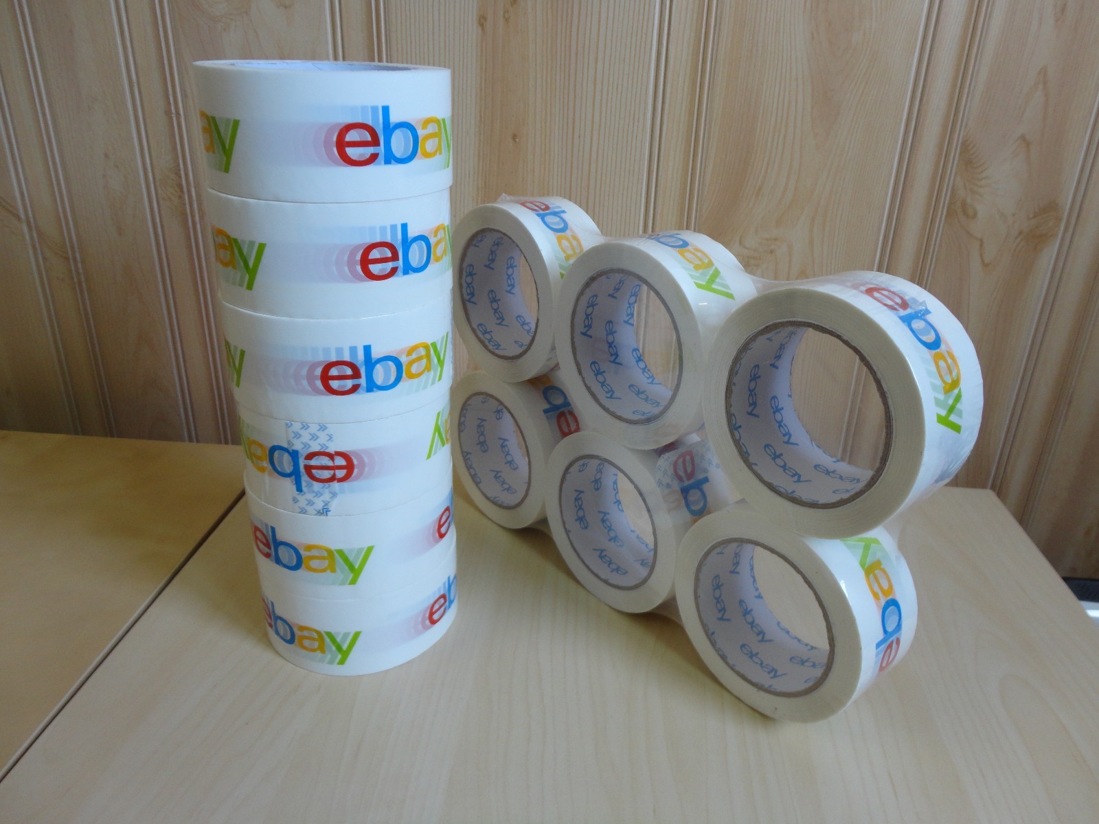 Lot of Rolls eBay Branded BOPP Packaging Tape 75 yards per roll NEW!