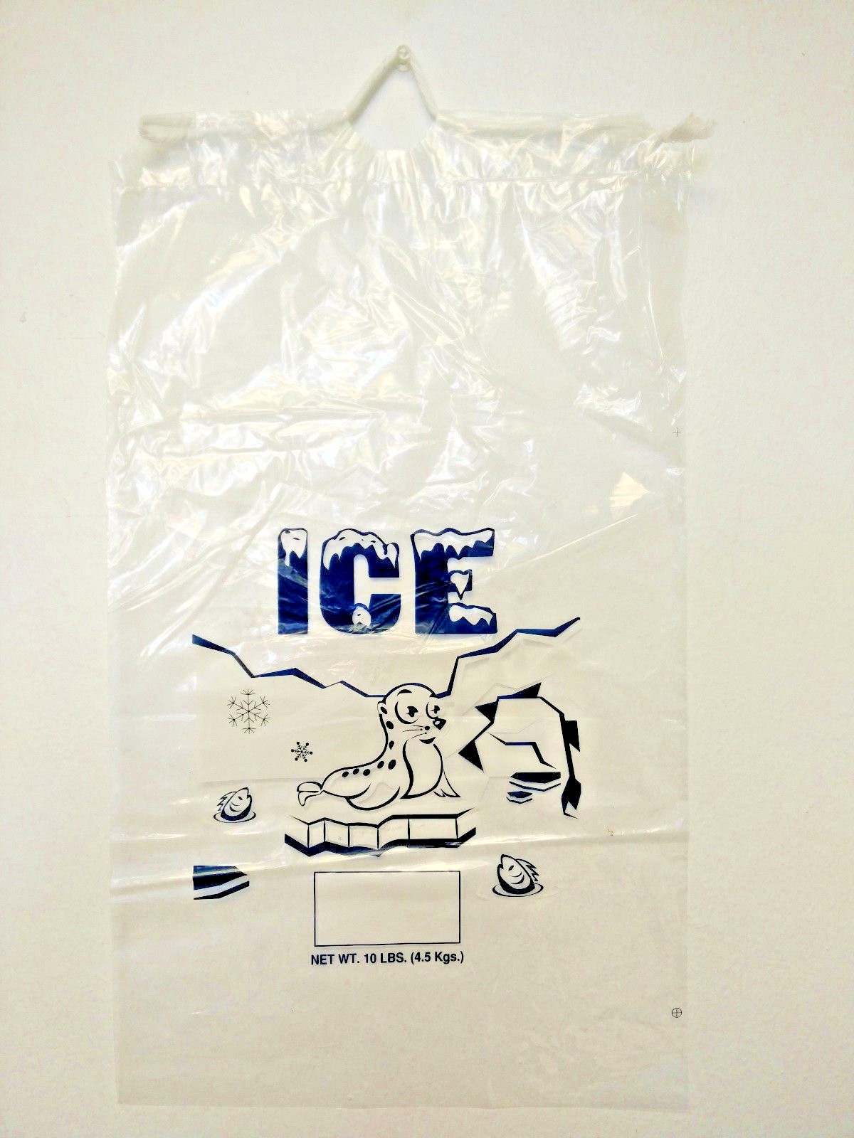 10 LB LBS Commercial Ice Bag Bags Drawstring 10/25/50/100/150/200/…/500/1000