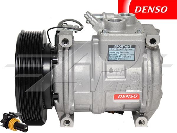 OE Denso 10PA17C Compressor 12V 8 Groove Clutch with Manifold – 146mm