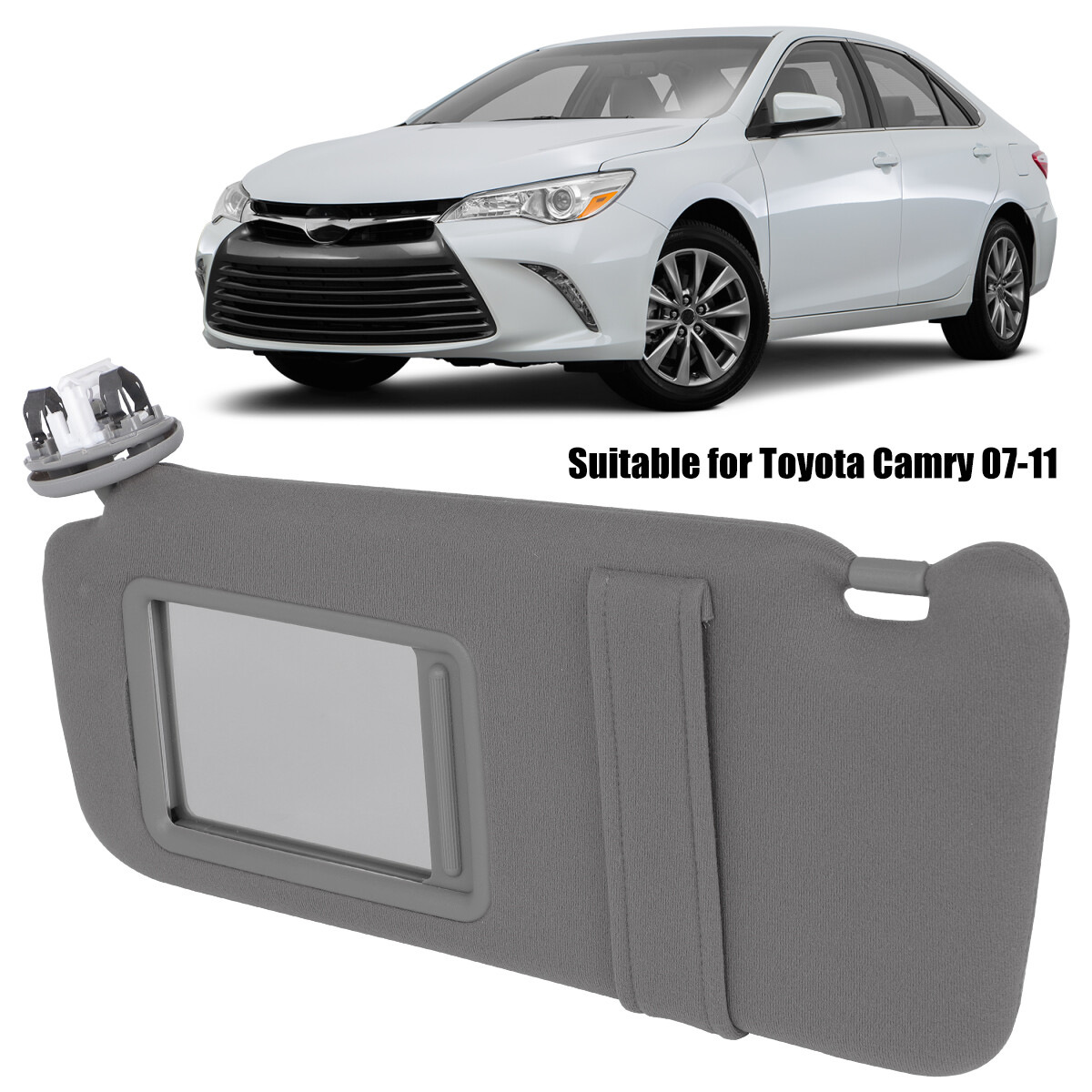For 2007-2011 Toyota Camry Sun Visor Sunshade Left Driver Right Side UV proof