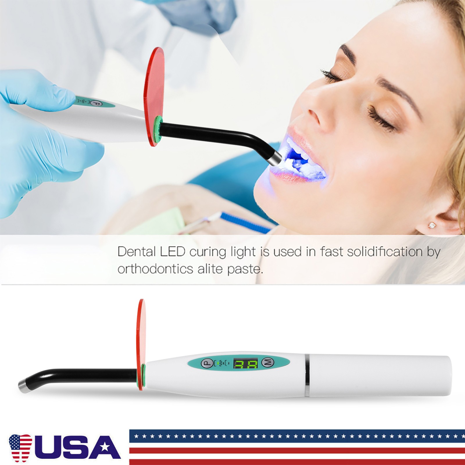 SANDENT Dental Implant 20:1 Reduction Contra Angle Push Button Handpiece F/ NSK