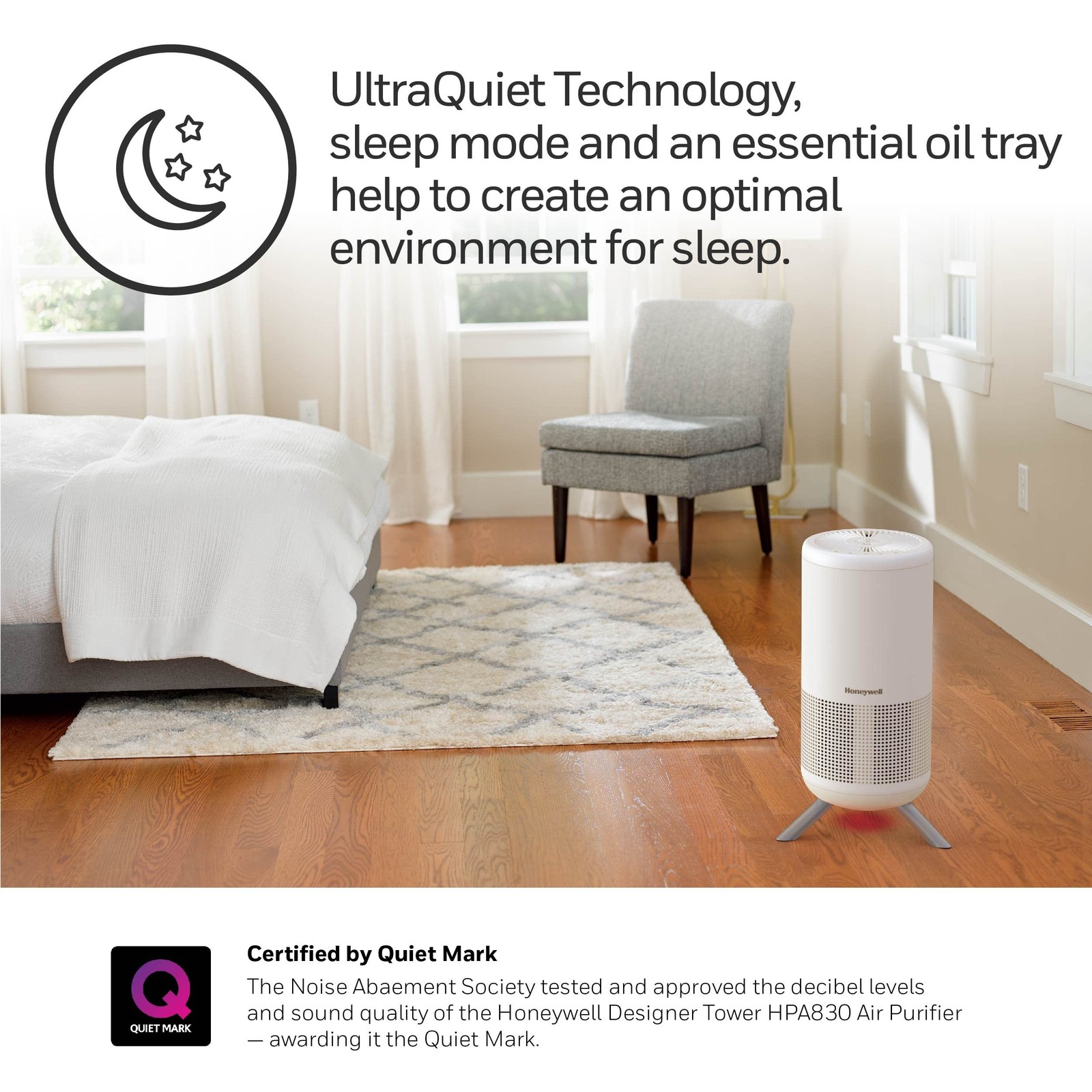 Honeywell HEPA Air Purifier for Home, 900 Ft² Rooms in 1 Hour, Desi… Fast