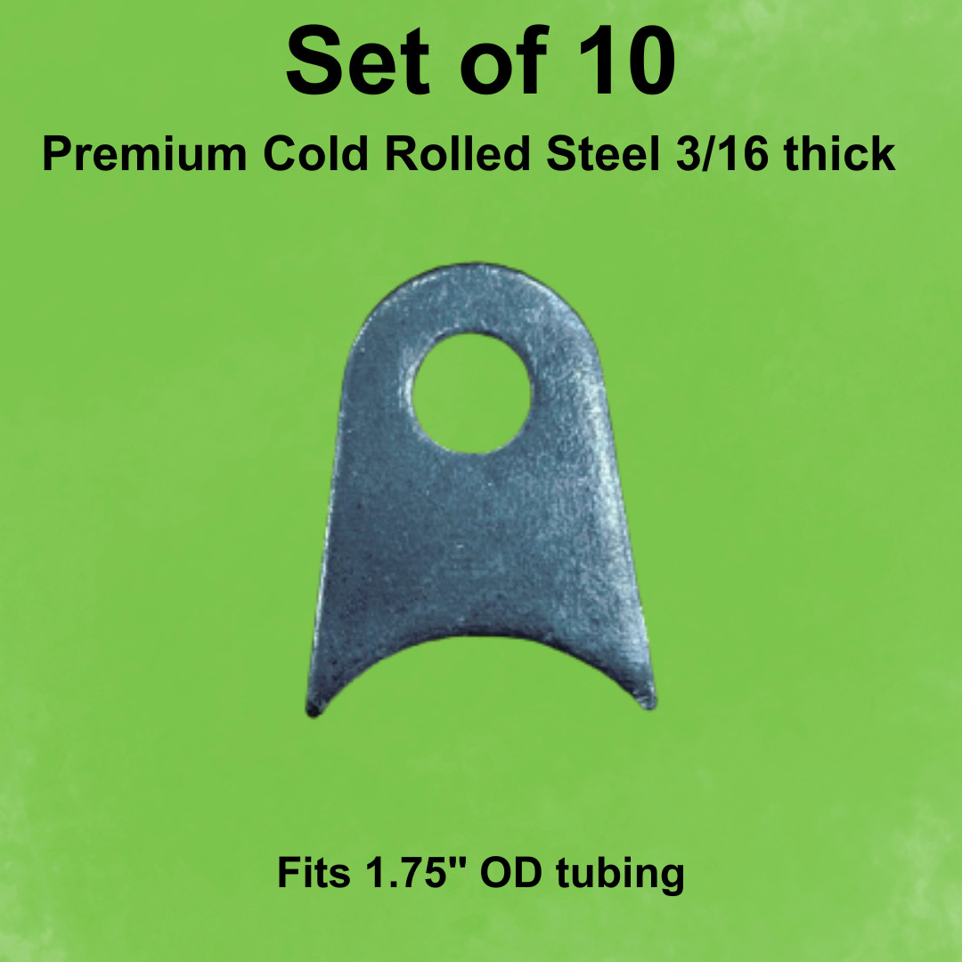 Weld On Tabs and mounts, -Pack of 50 Thick 3/16″ Steel Tabs, Rat Rod, Chassis