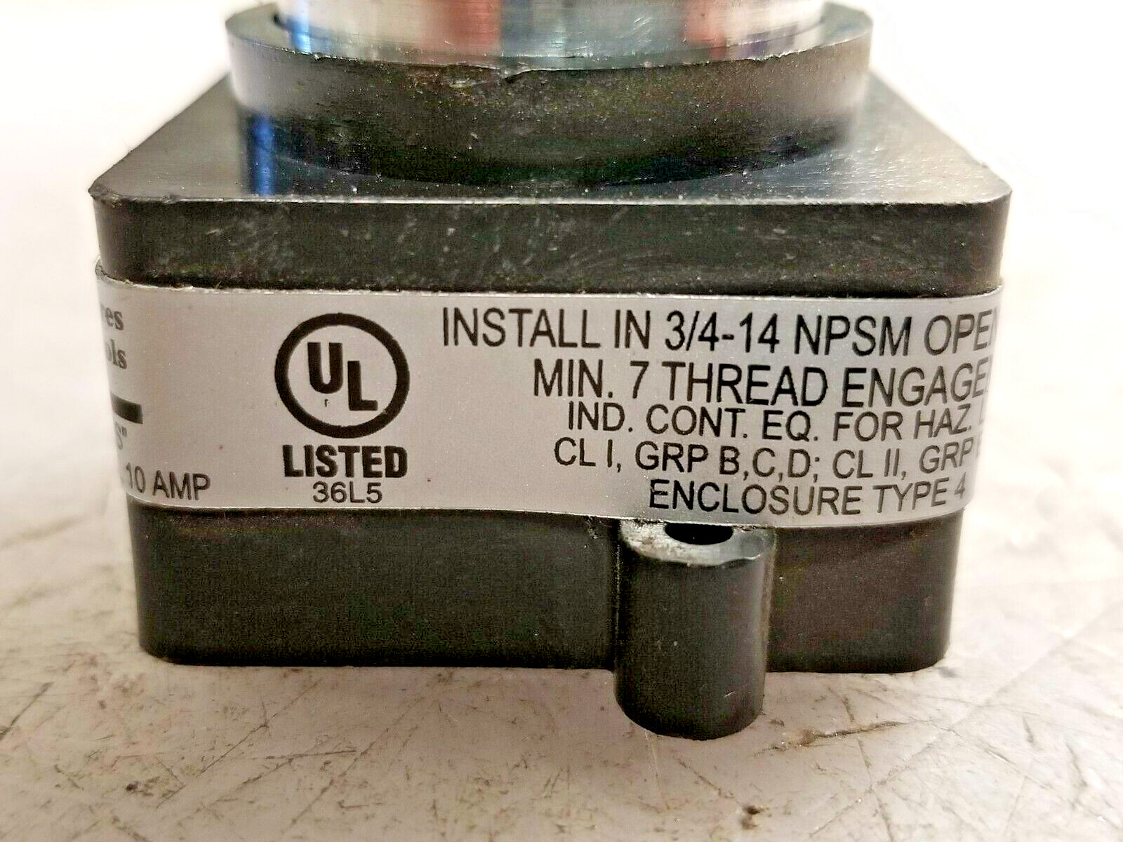 EGS Hazardous Location “EP Series” Emergency Stop 600 VAC