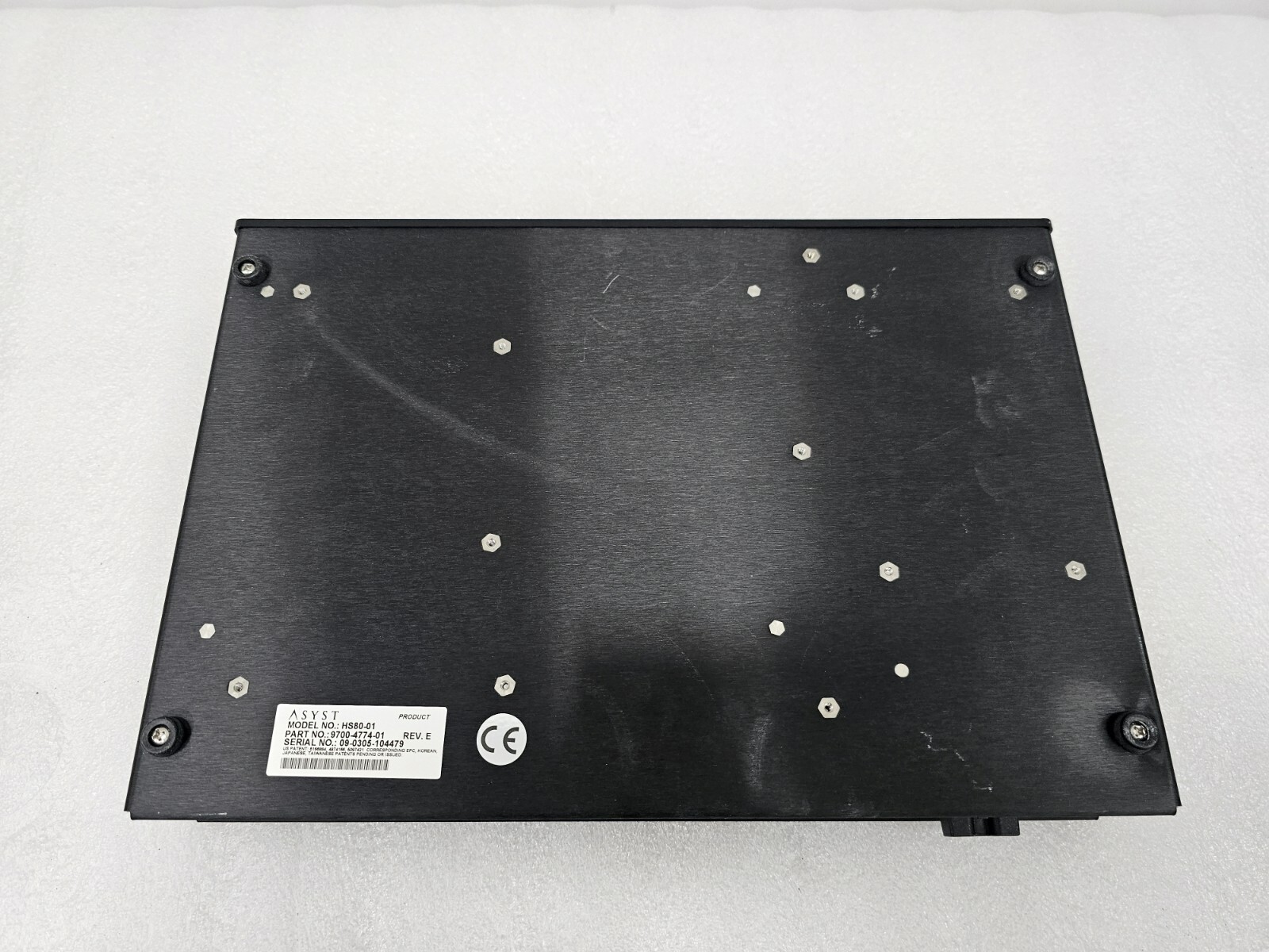 ASYST HS80 SMART-Comm NETWORK HS80-01 , P/N: 9700-4774-01 REV.E