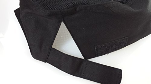 Black Chef Hat – Adjustable. One Size Fit Most.