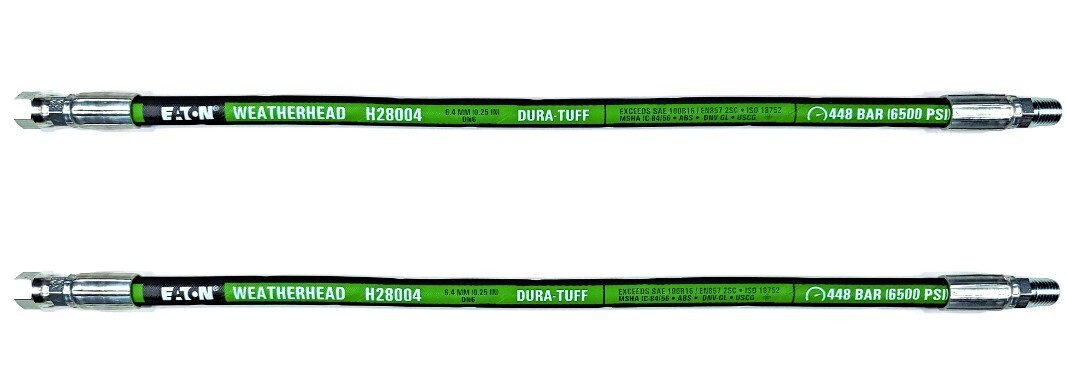 2PK- AM31363 6500psi Xtreme-Duty Hose Replacement – fits John Deere