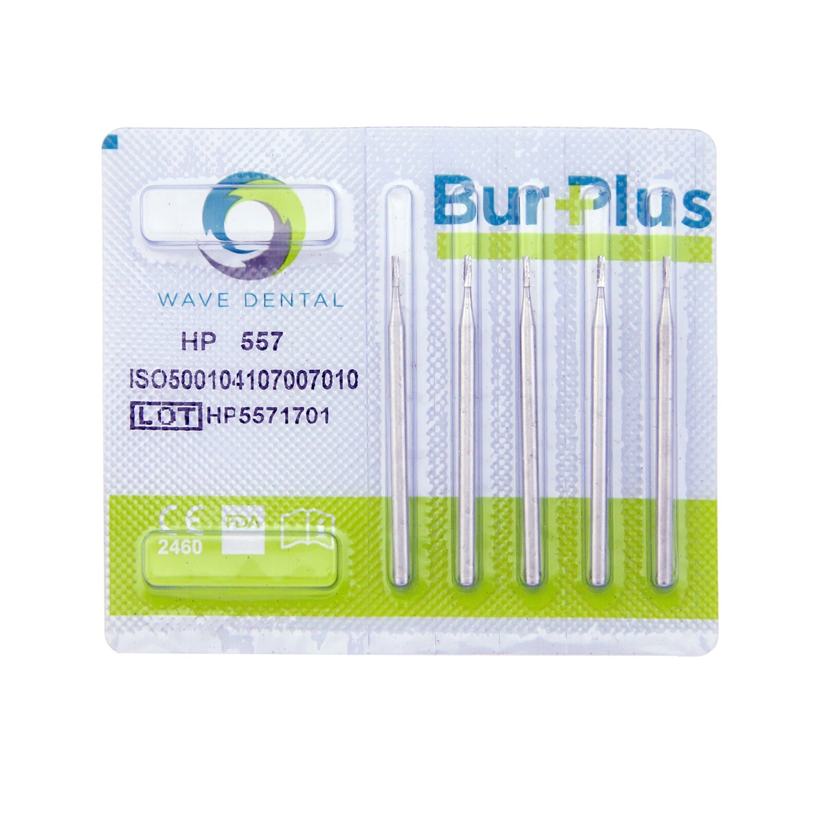 Wave Dental Surgical Burs 44.5mm For Straight Handpiece Carbide Round Fissure