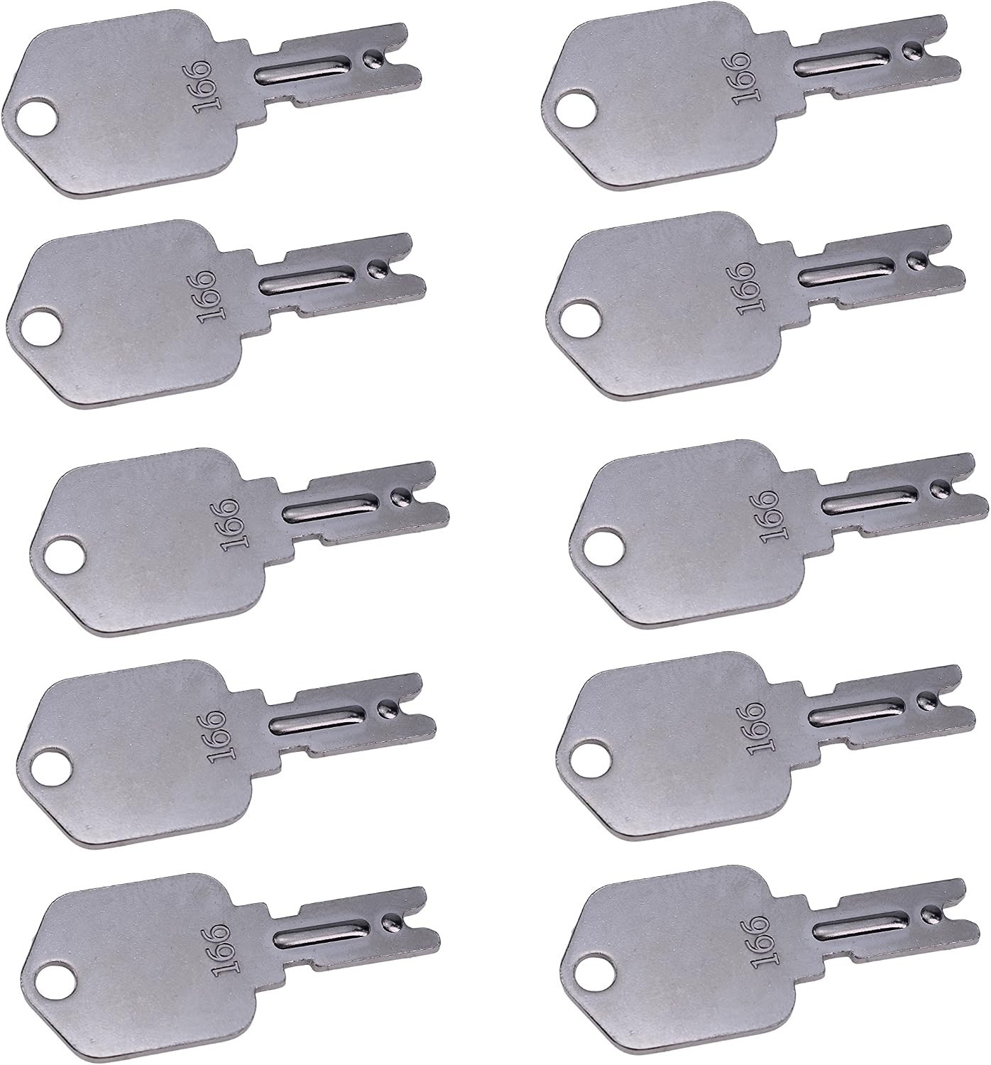Lightweight 10X Forklift Ignition Keys – Perfect Replacement for Your Equipment