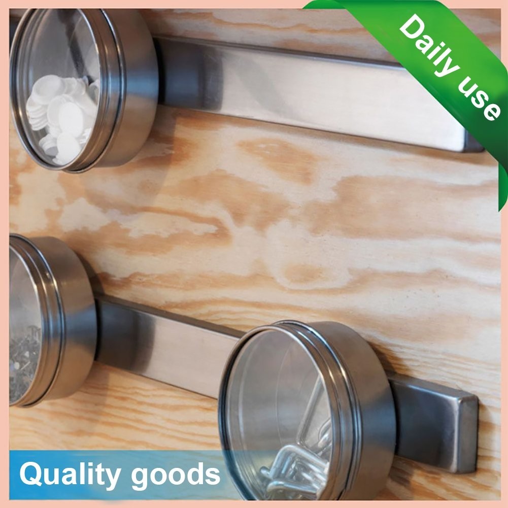 Strong Magnet Strips Heavy Duty – Rare Earth Magnets with Adhesive – Pack of 6