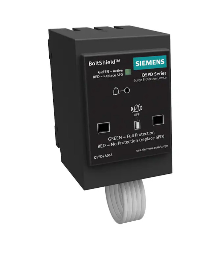 SIEMENS BoltShield 120/240V 65KA AC Home Surge Protection Device QSPD2A065P