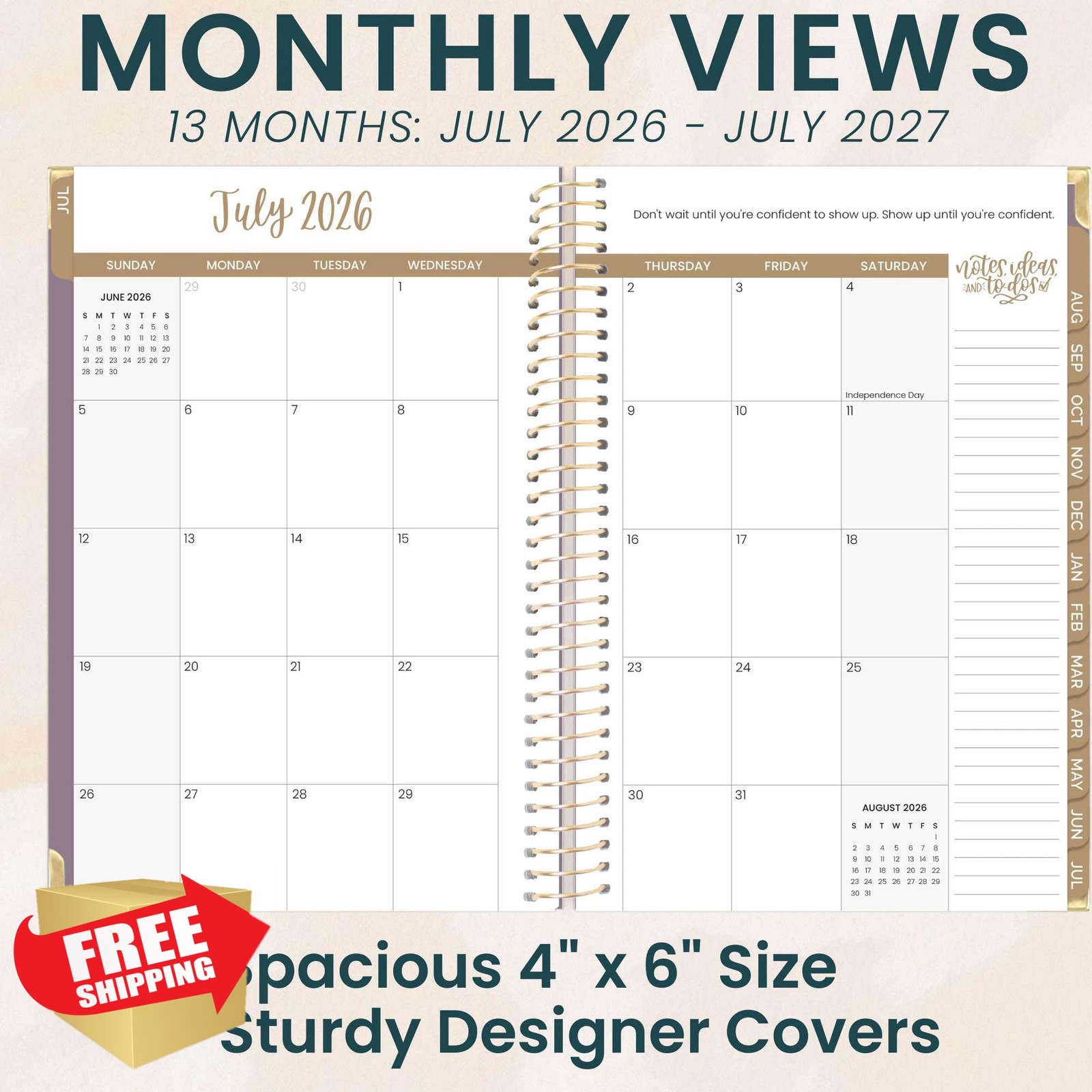 bloom daily planners Purple Linen 5.5×8.25 Academic Planner