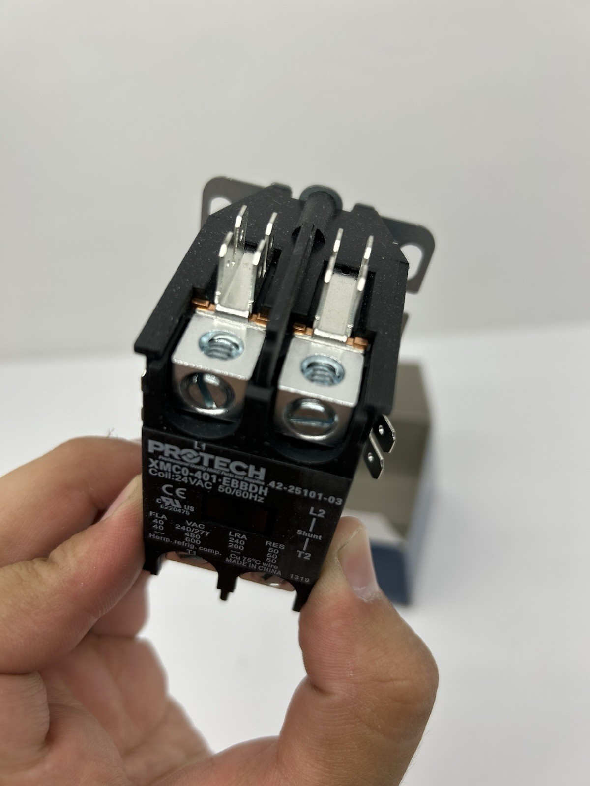 Rheem Protech 42-25101-03 Contactor 40A 1 Pole 24V Coil