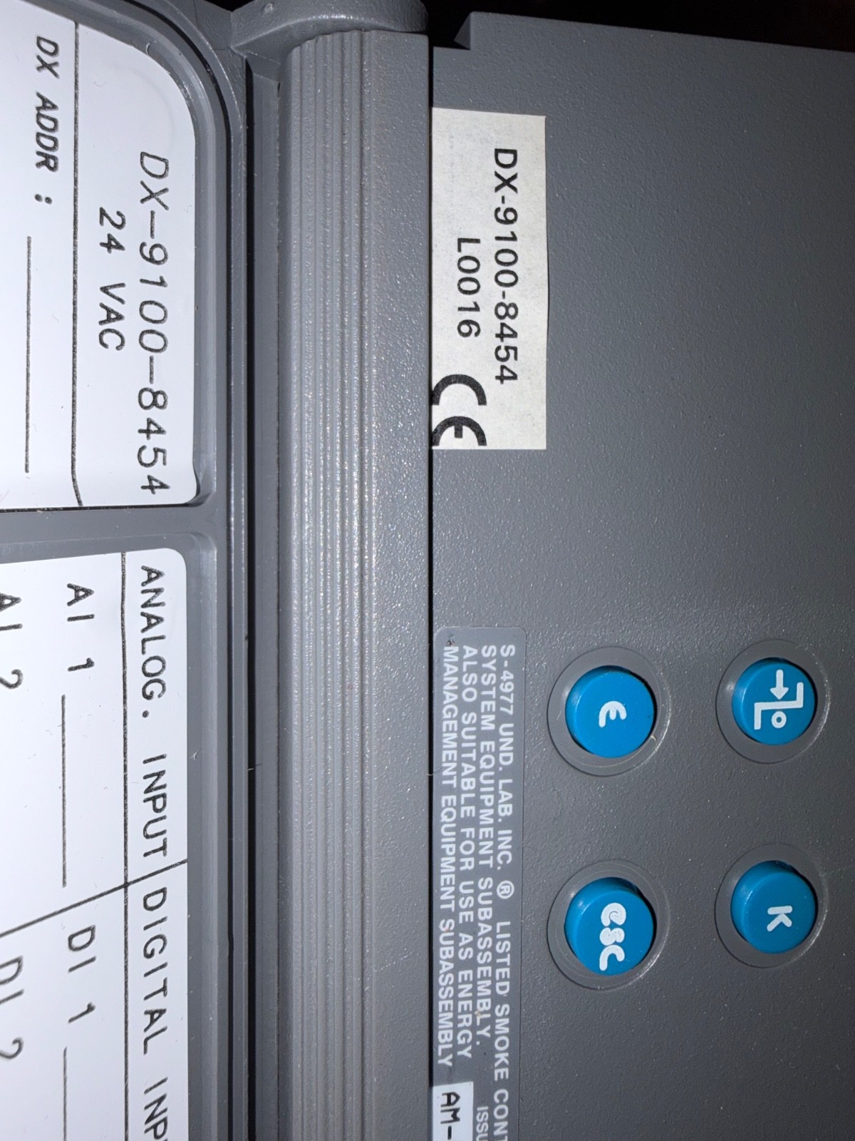 JOHNSON CONTROLS DX-9100-8454 METASYS CONTROLLER B504