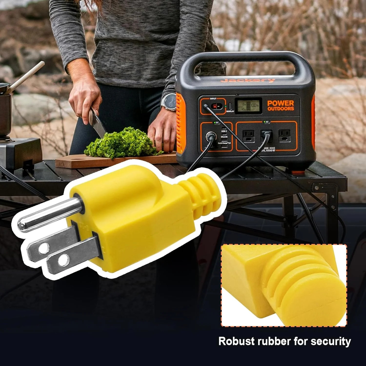 1 Pack Neutral Ground Bonding Plug for Portable Inverter Generator, Surge Protec
