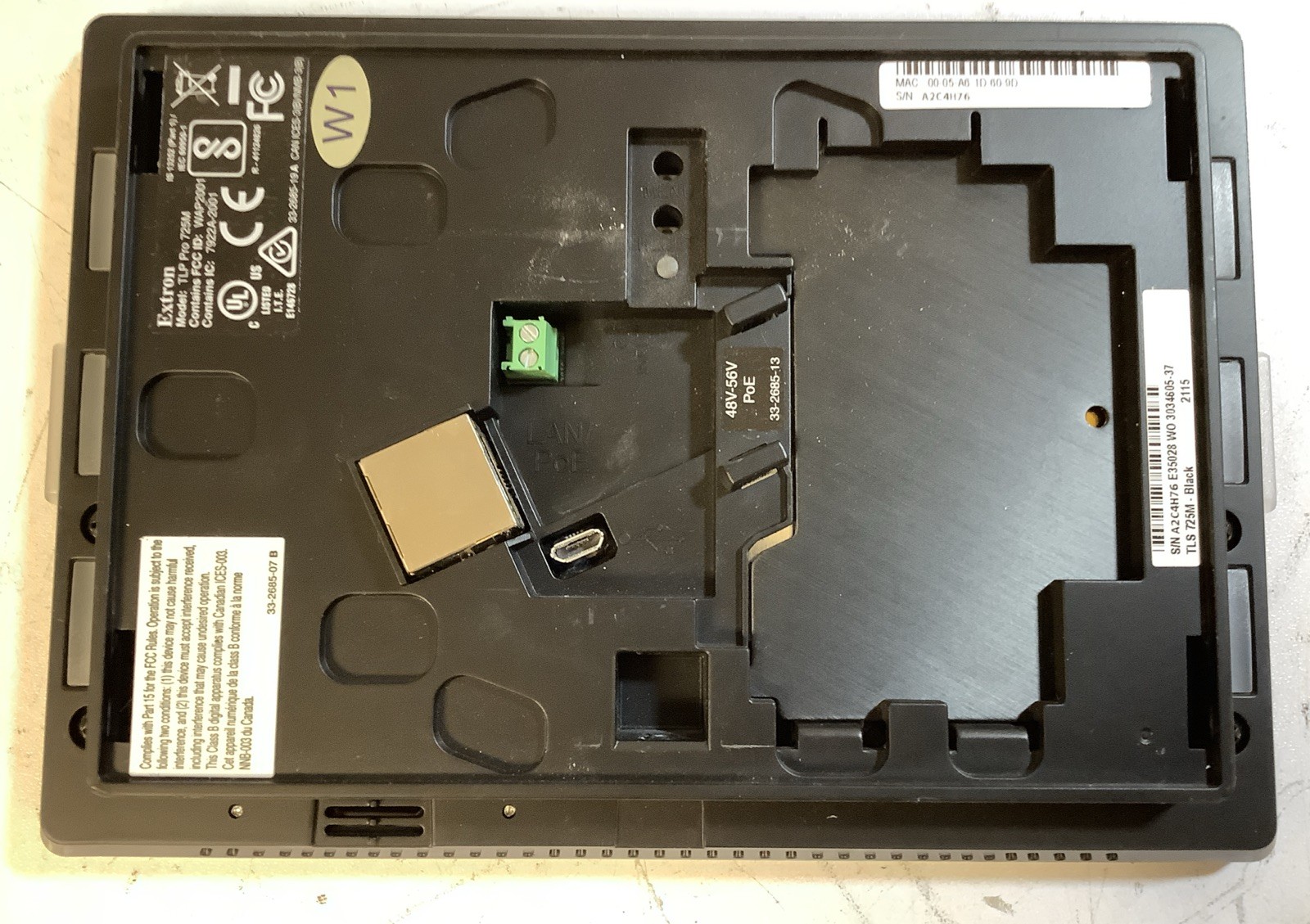 Extron TouchLink TLP Pro 725M Touch panel L-T3B