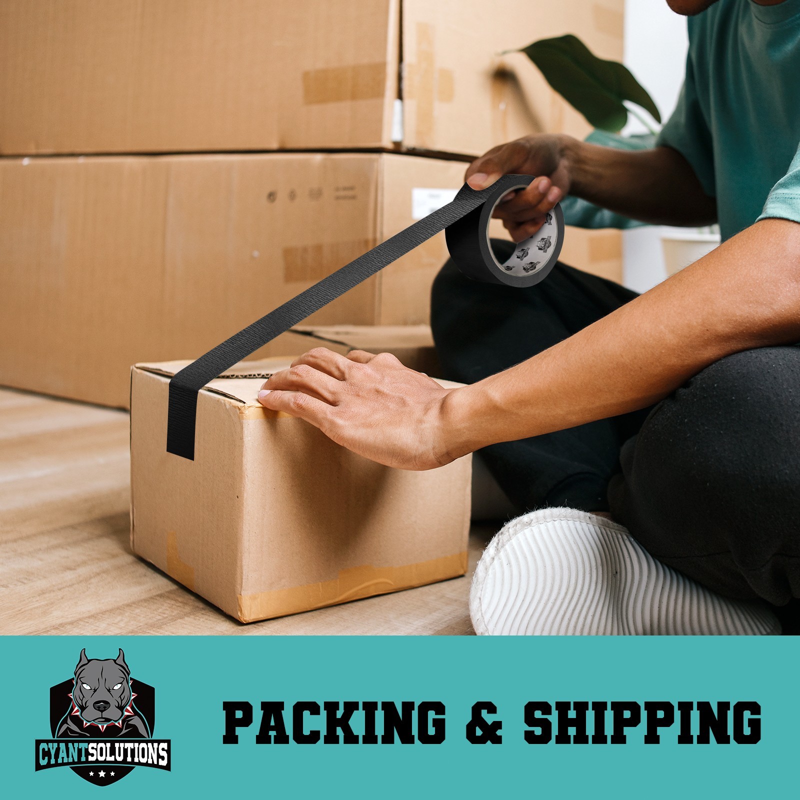 Duct Tape Value Pack 2 Rolls, Waterproof Heavy Duty Duct Tapes, 2 inch x 60 Yard