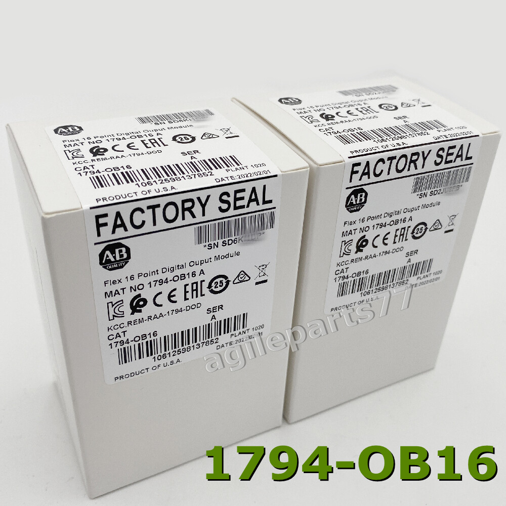 NEW Factory Sealed AB 1794-OB16 FLEX 16-Point Digital Output Module 1794OB16 TX
