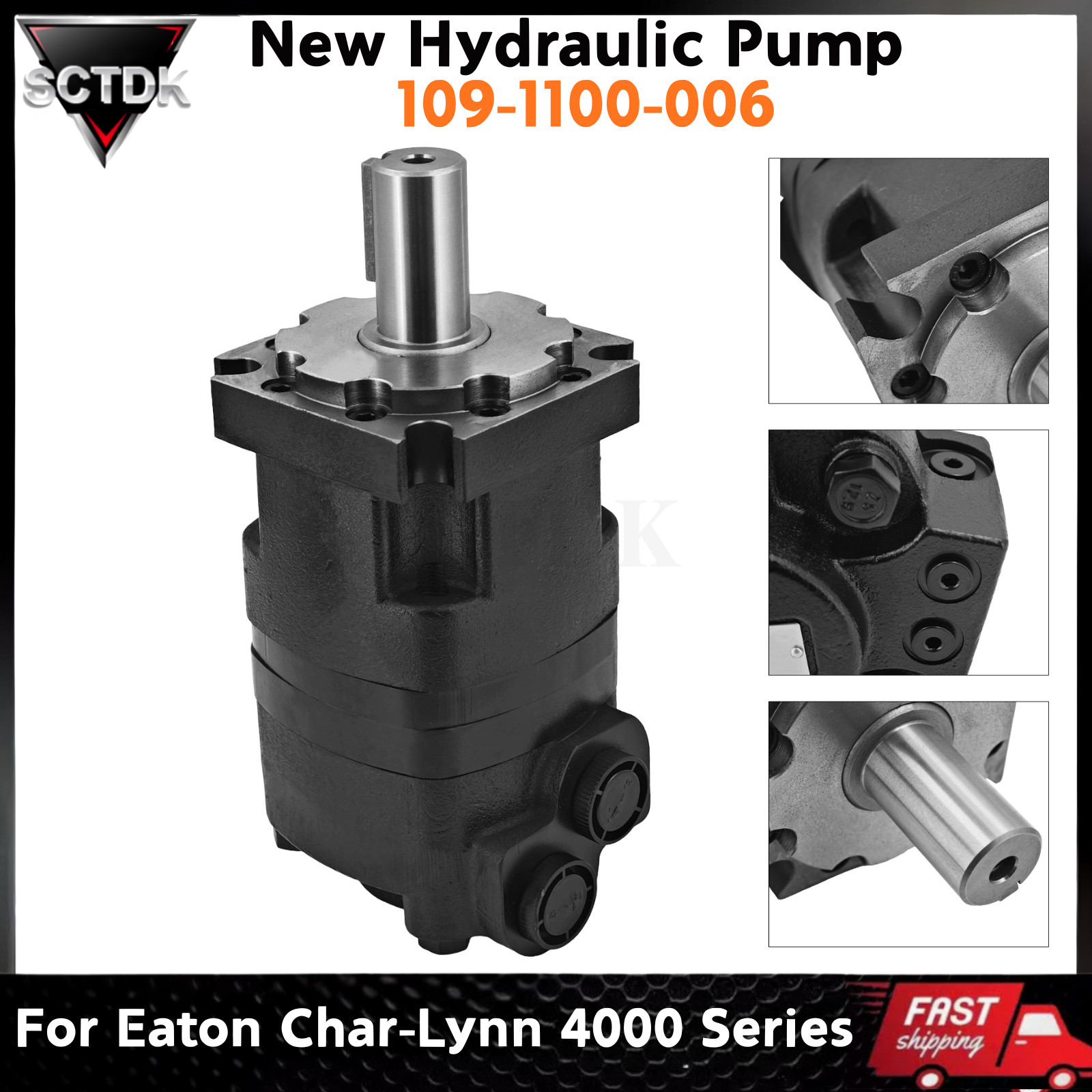 New 109-1100-006 Hydraulic Pump 109-1100 for Eaton Char-Lynn 4000 Series