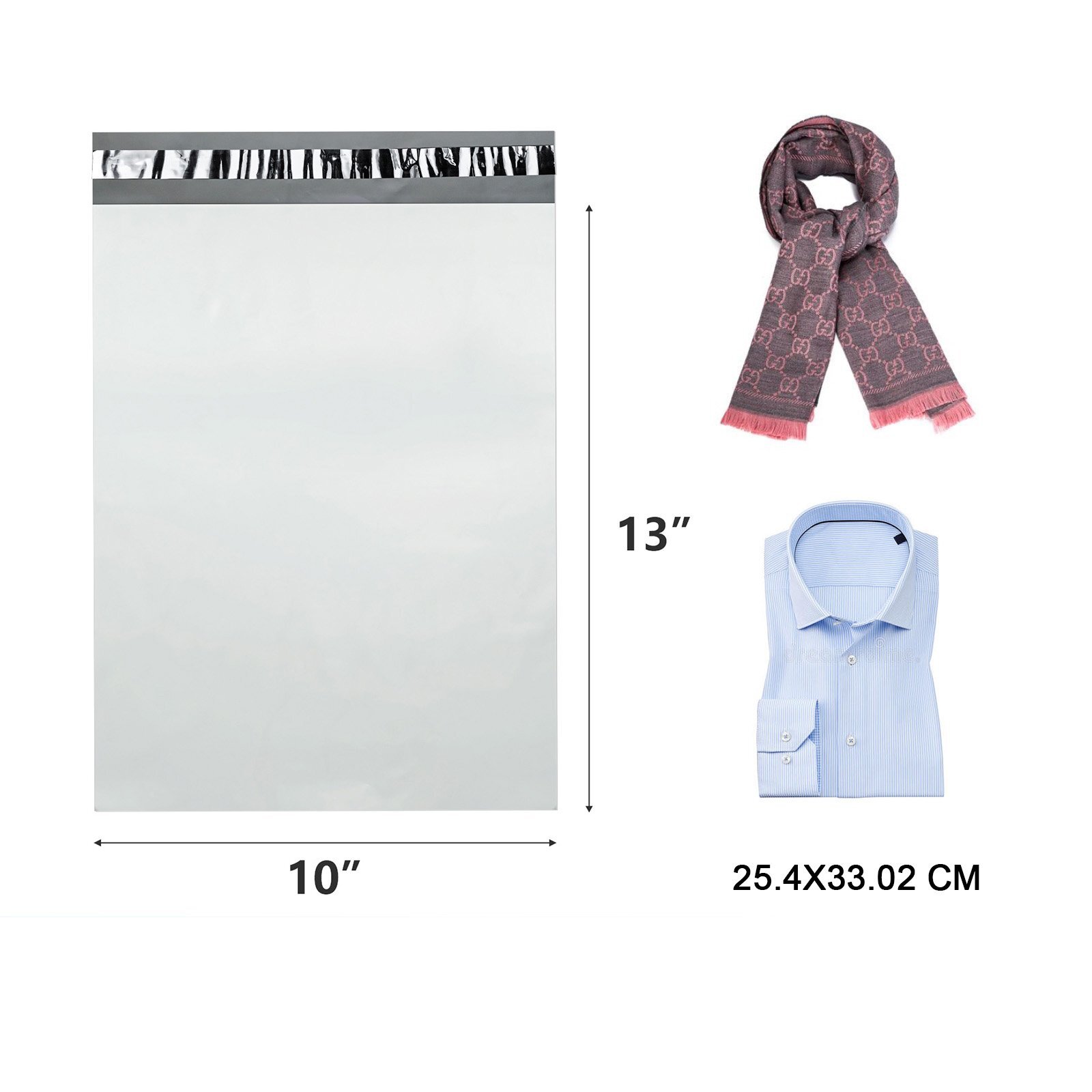 10×13 Poly Mailer Self Sealing Shipping Envelopes Bag Plastic Mailing Bag 2.5Mil