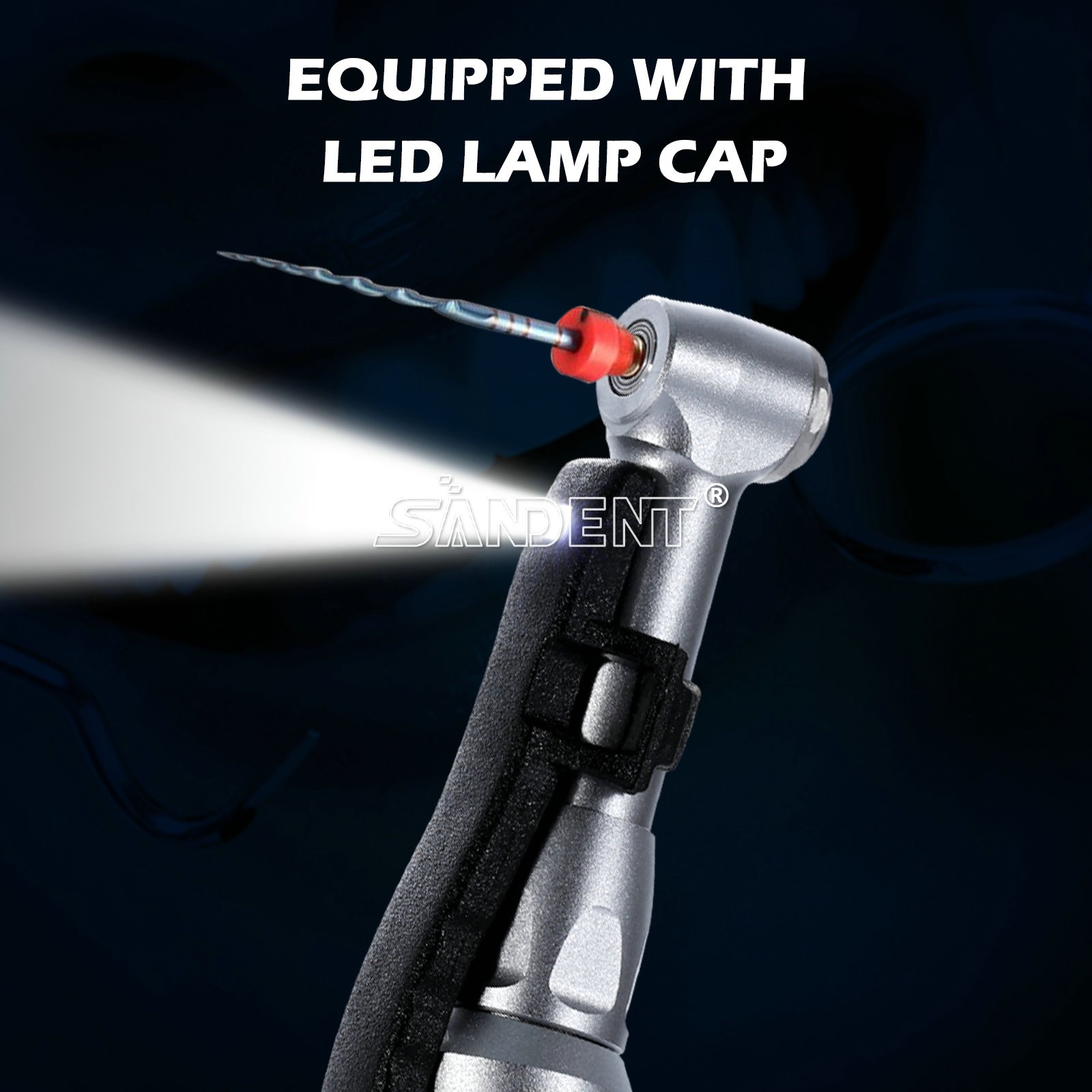 Dental 1:5 Fiber Optic LED Electric Contra Angle Increase Handpiece Ti-MAX X95L