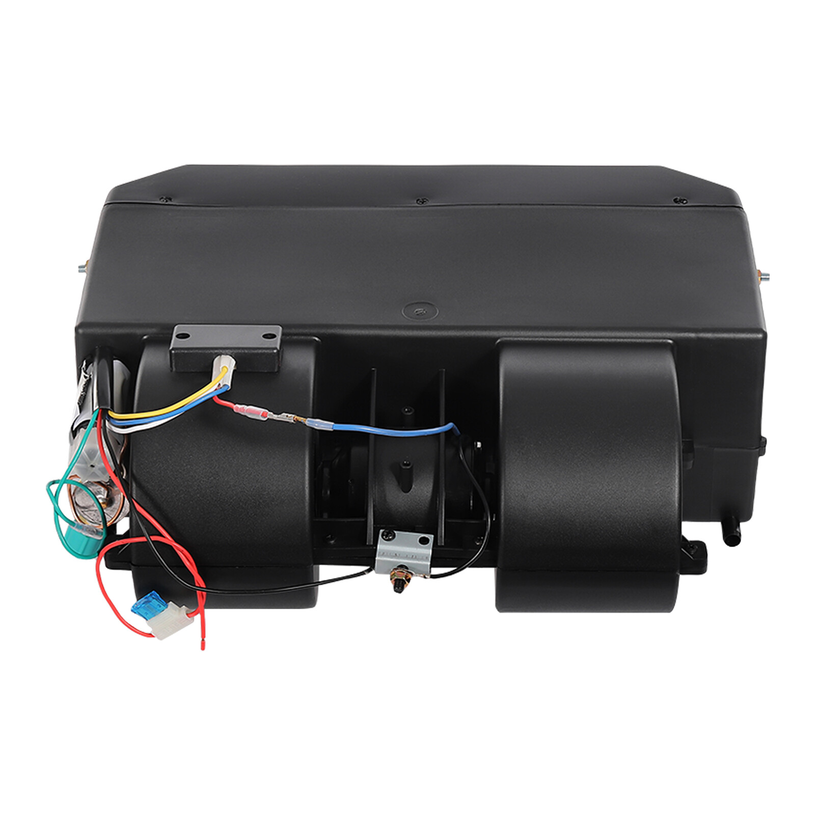 15.75*13.19*5.31in 80W 12V Black ABS Air Conditioning Evaporator W/ Drain Hose