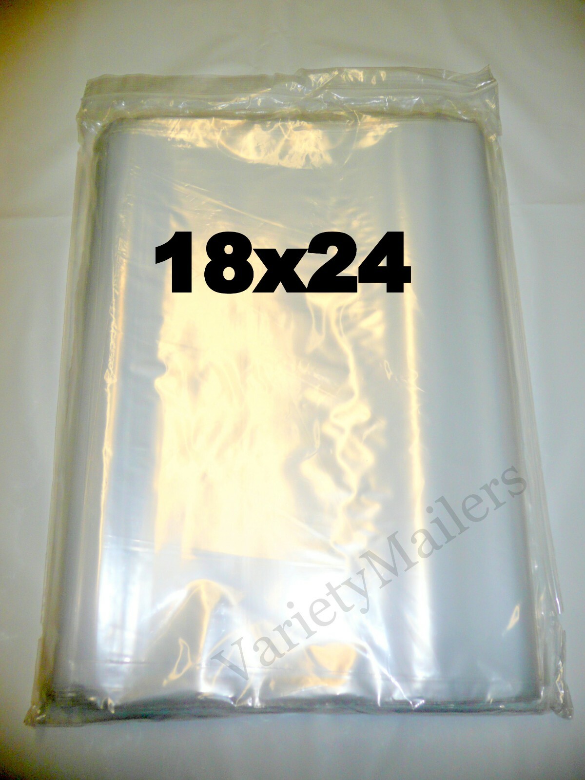 8 Reclosable Plastic Storage Bags 18”x 24” Clear 2 Mil LARGE Zip-Top Bags