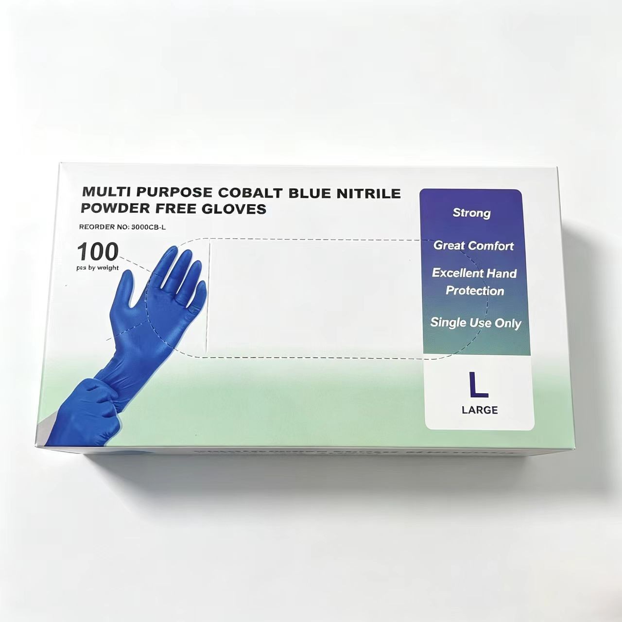 Disposable Nitrile Gloves 100pcs – Powder & Latex Free For Medical & Home Use