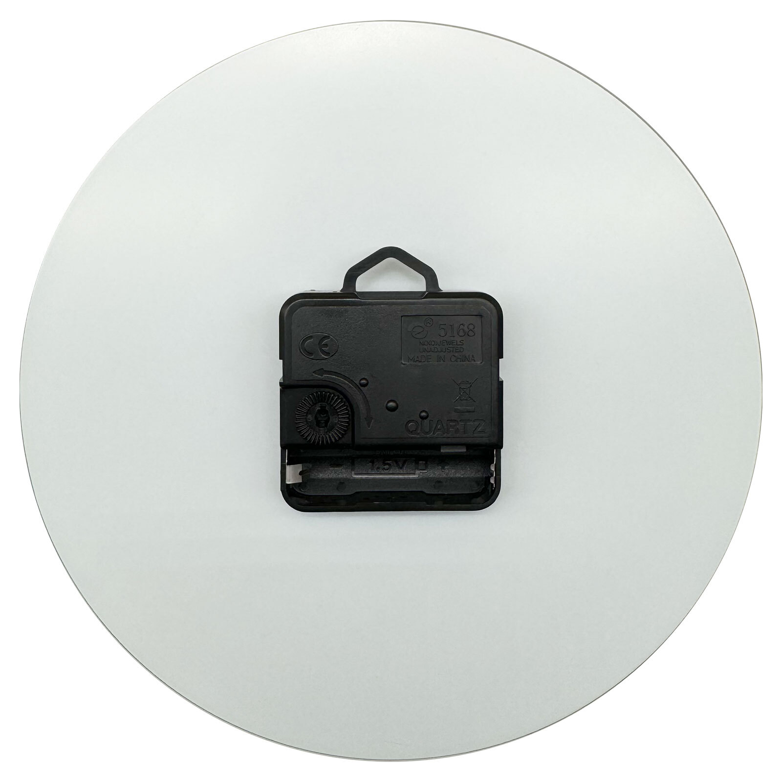 20pcs/pack Sublimation Blank Glass Photo Frame with Glossy Round Clock US Stock