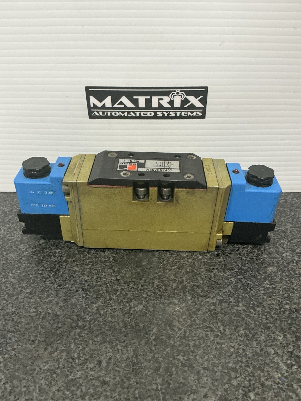 Ross W6576A2407 Pneumatic Double Solenoid Valve