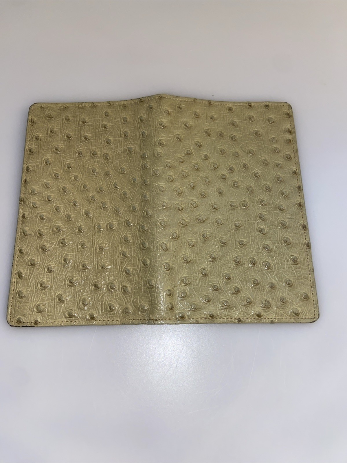 VTG Pigskin leather Pocket Day Planner Wallet/Checkbook senior Sz made canada