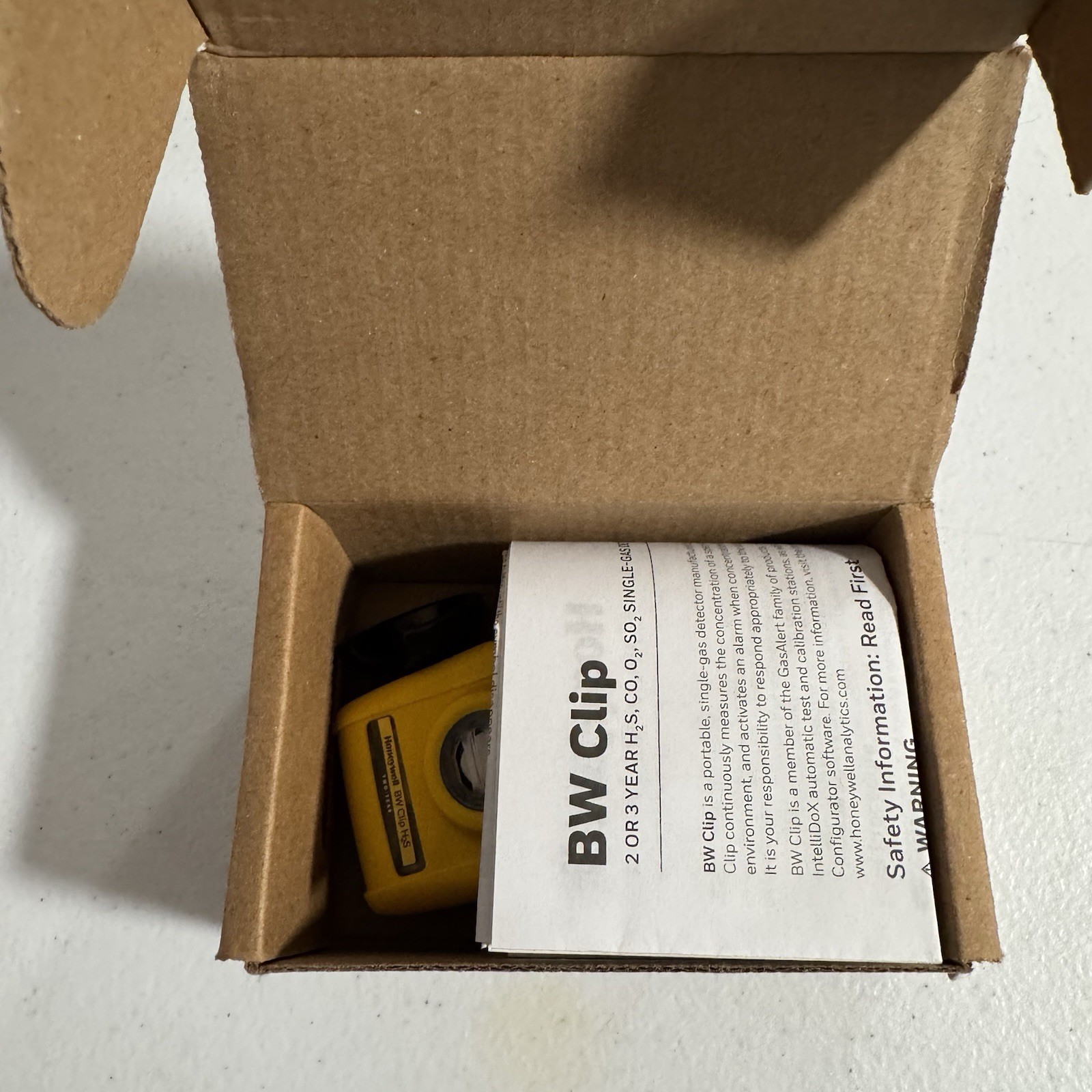 NEW H2S Monitor Honeywell BWC2-H H2S Single Gas Detector 2-Year Portable Monitor