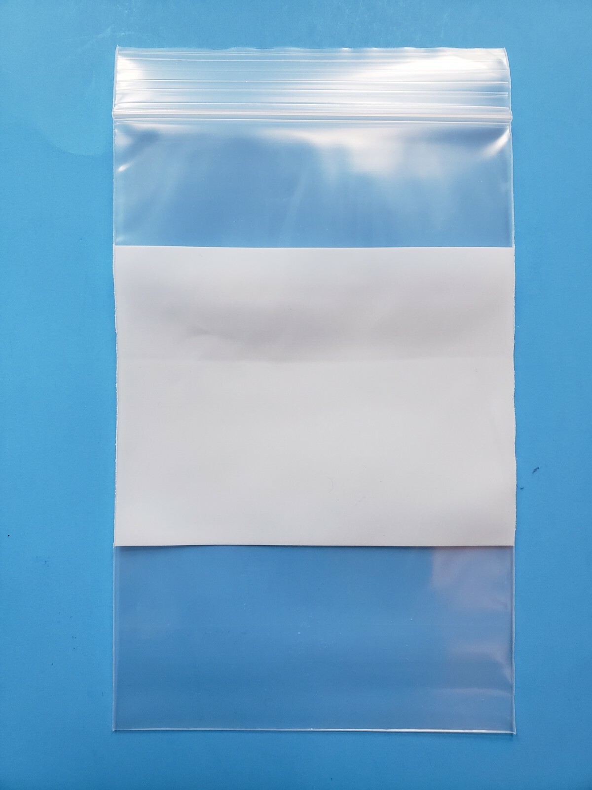 Heavy Duty 4Mil White Block Zip Seal Bags Writable Reclosable Lock Whiteblock