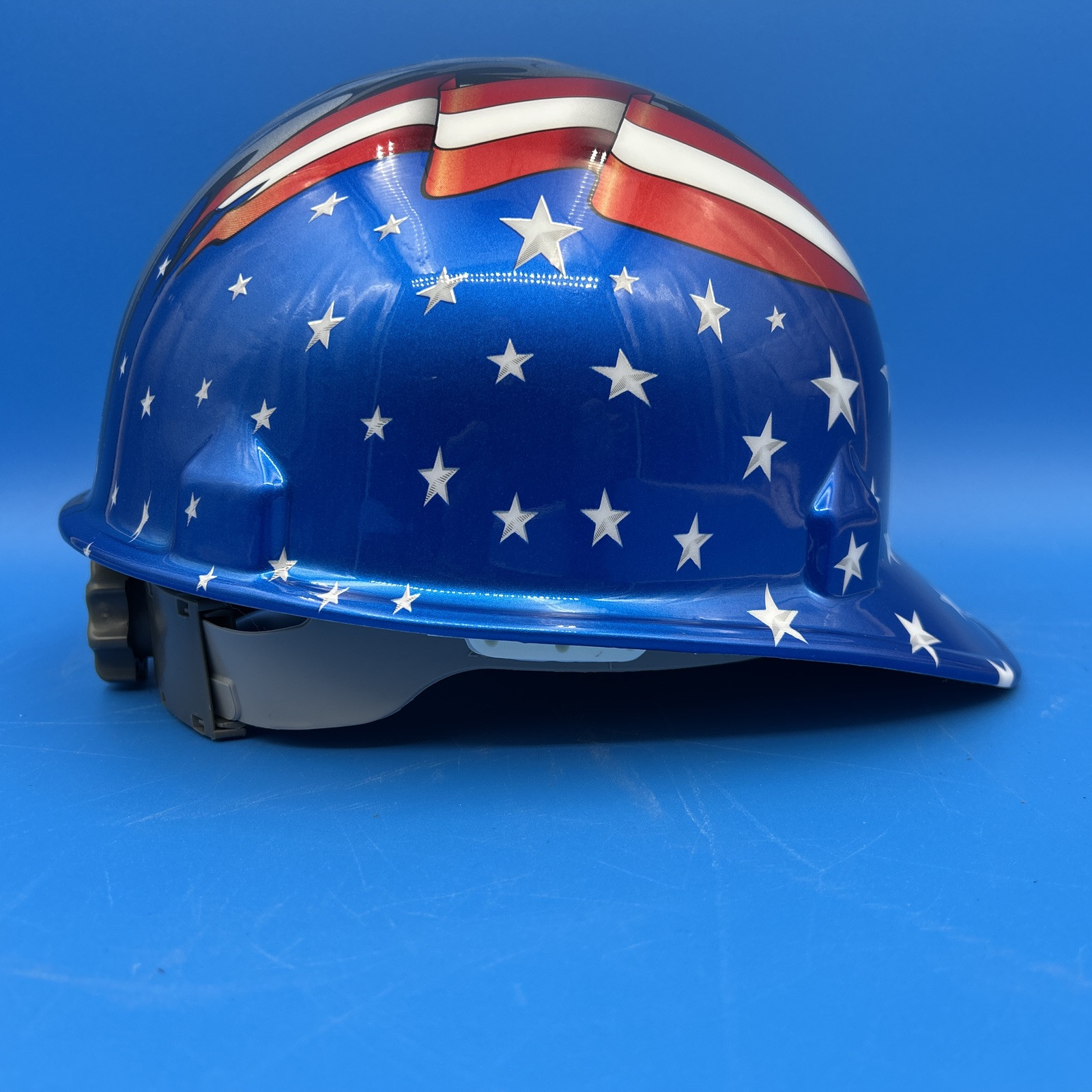 Jackson Type 1 Hard Hat Eagle Stars and Stripes Safety adjustable NEW