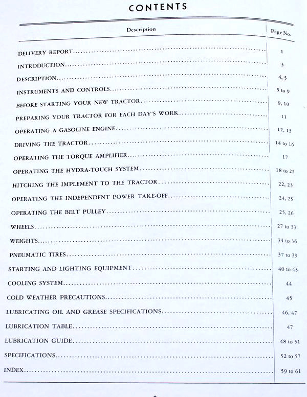 International Farmall Gas 460 560 Tractor Operators Owners Manual Ihc Ih Lube