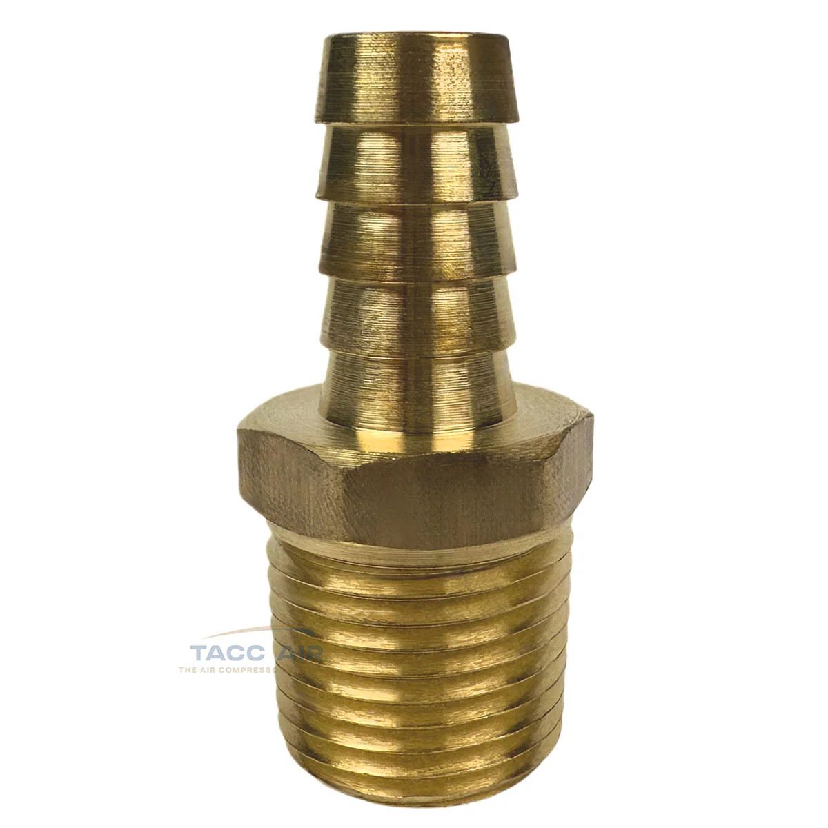 2 Pack 1/2″ ID Hose Barb x 1/2″ Male NPT Pipe Thread Brass Straight End Fitting