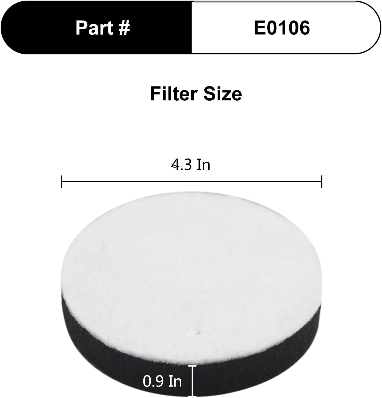 Replacement Filter for Eureka NEU100 Airspeed Compact Bagless Upright…