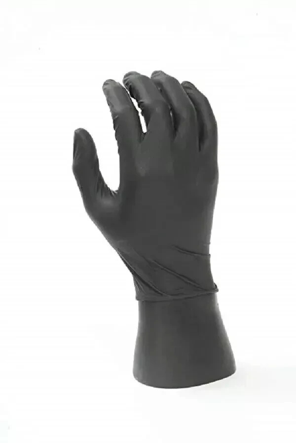 Grease Bully Nitrile Gloves – 6MIL – Black – 1 Box