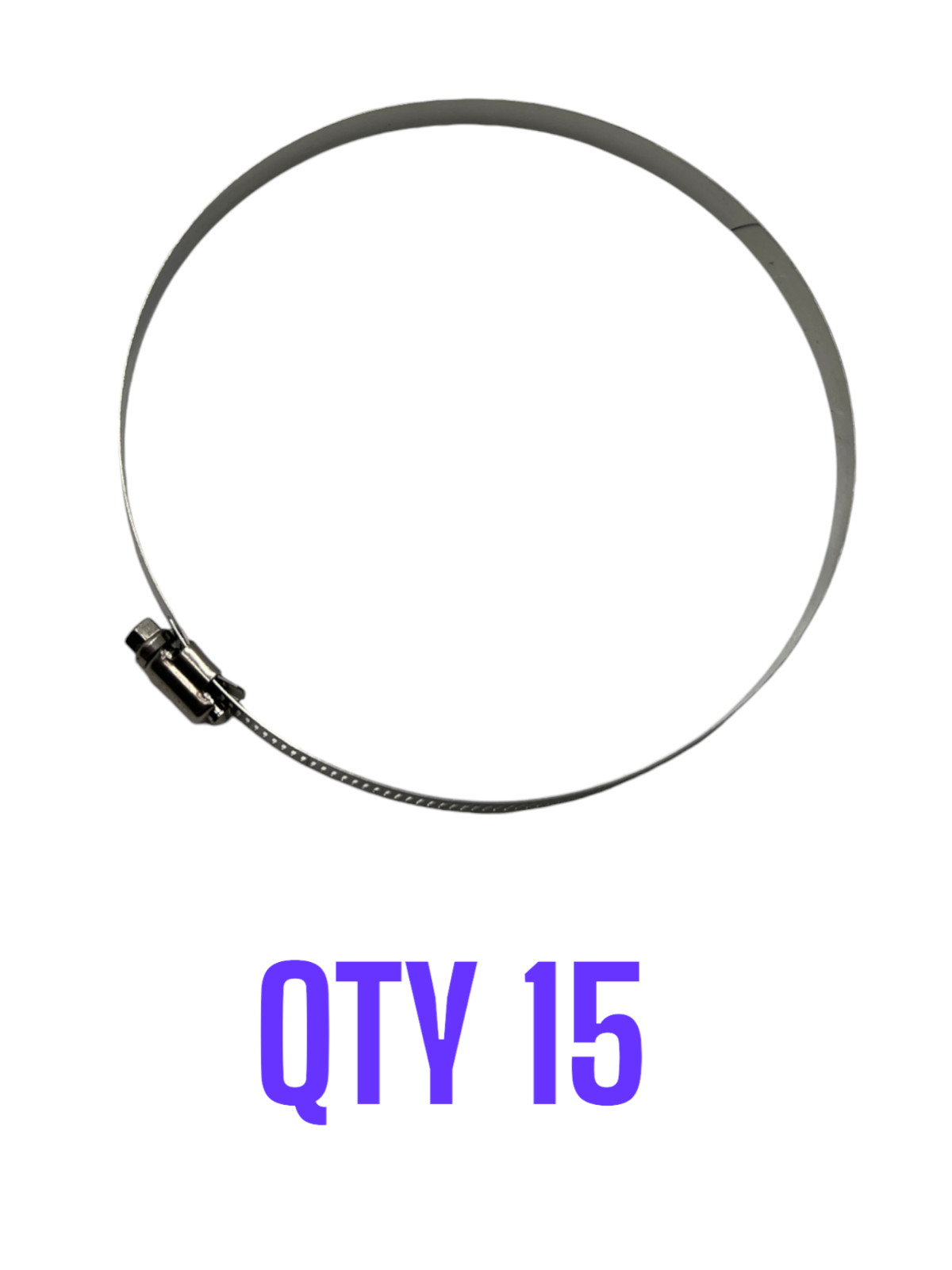 (QTY 15) Murray 116 Stainless Steel Hose Clamps 7-3/4″ – 6-1/2″, 197mm – 165mm