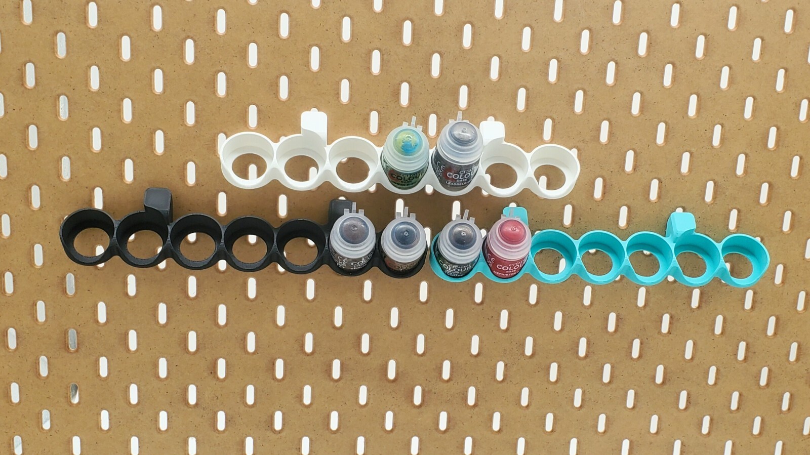 Just Hanging, Citadel Paint Pot Holder Miniature, IKEA SKADIS Pegboard Accessory