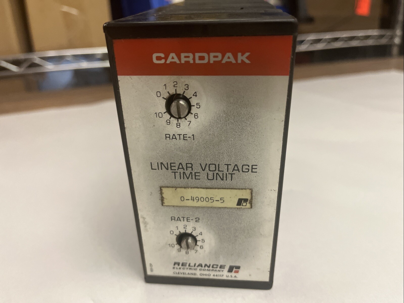RELIANCE,0-49005-5,LINEAR VOLTAGE TIME UNIT SEE DESCRIPTION