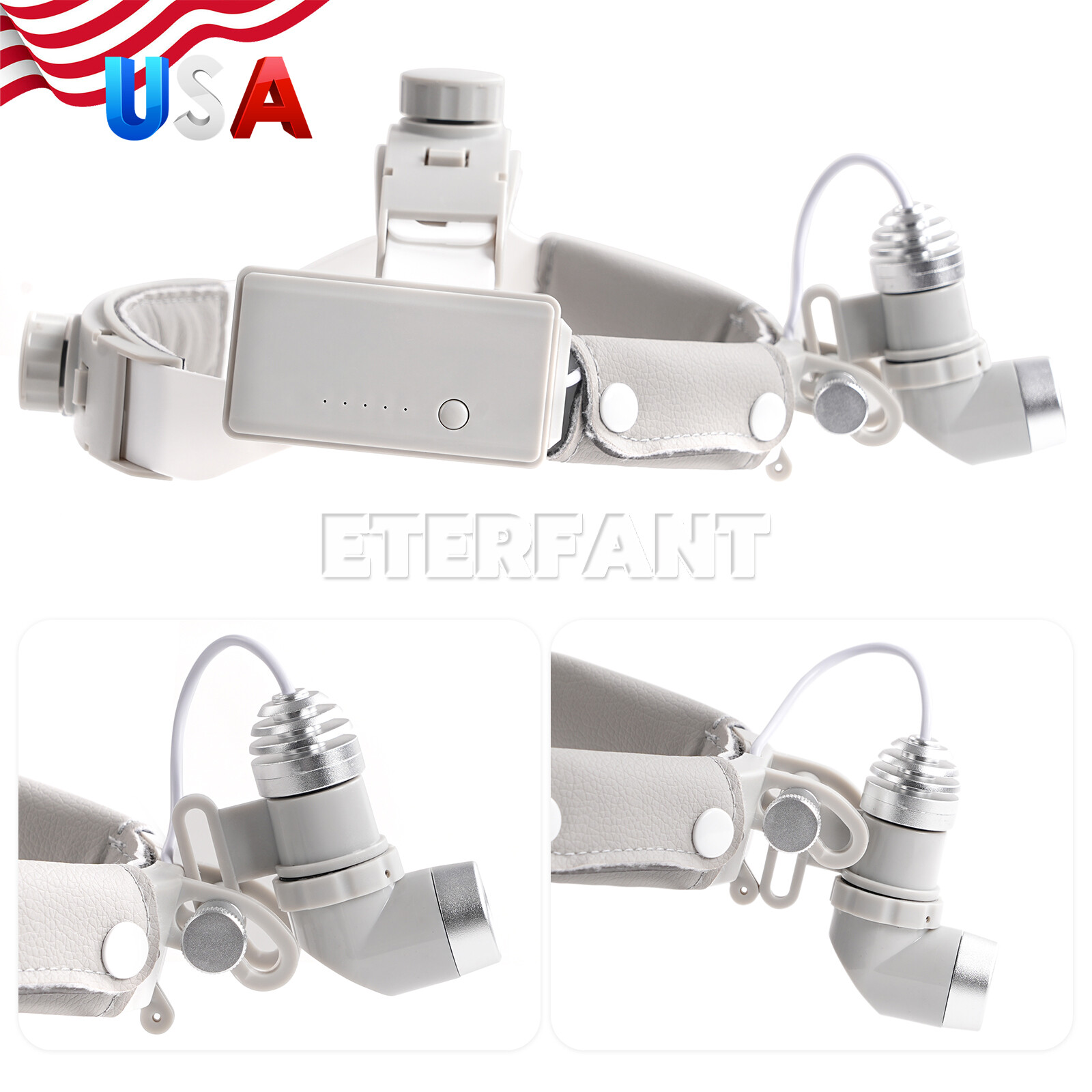 Dental 10W LED Medical Headband Head Light Good Light Spot ENT Specific Headlamp