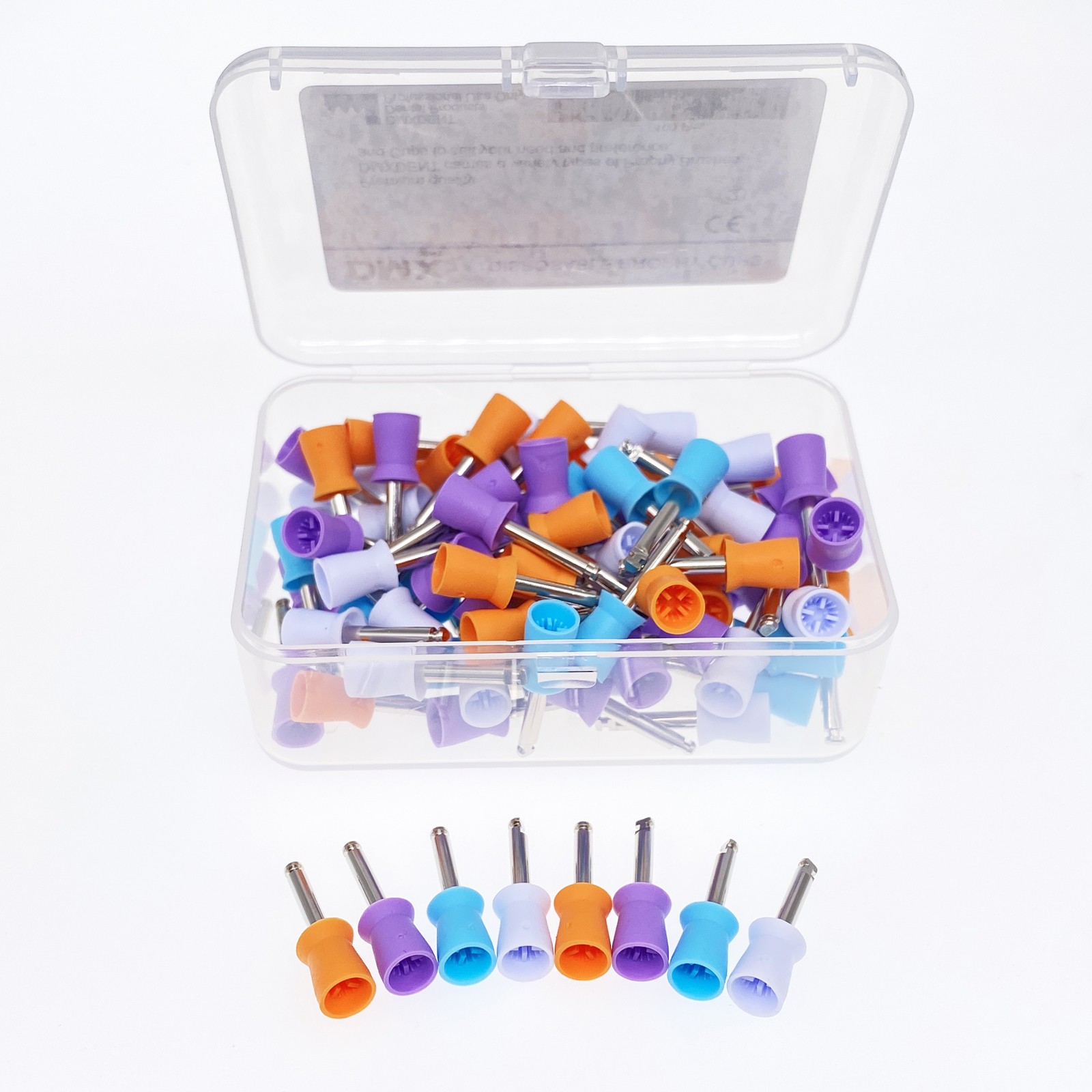 100-1000*Dental Rubber Prophy Tooth Teeth Polish Polishing Cups Latch Type Brush