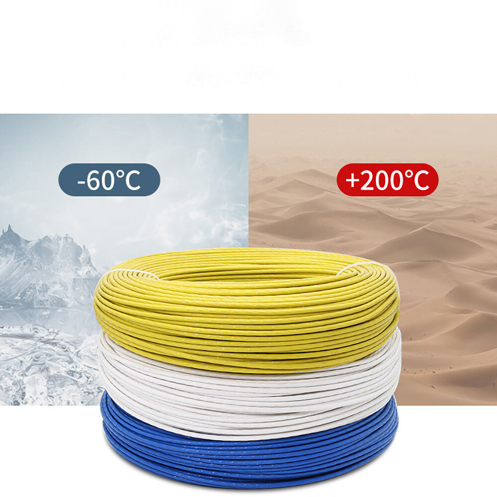 PTFE Cable Wire UL1332 Flexible Tinned Copper 12 14 16 18 20 22 24 26 28 AWG