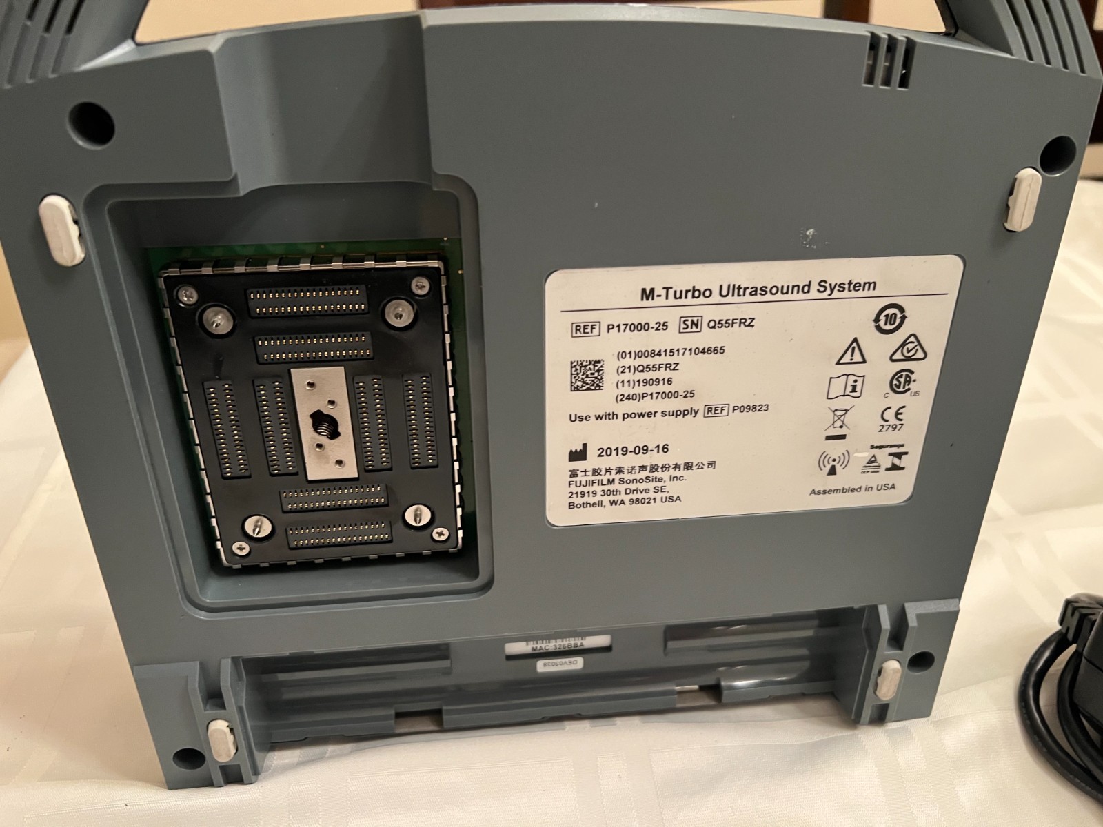FUJIFILM SonoSite M-Turbo Portable Ultrasound System Tested Boots MiniDock Case