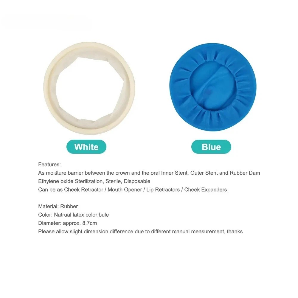 20x Dental Sterile Rubber Dam Cheek Retractor Soft Lip Mouth Opener Disposable