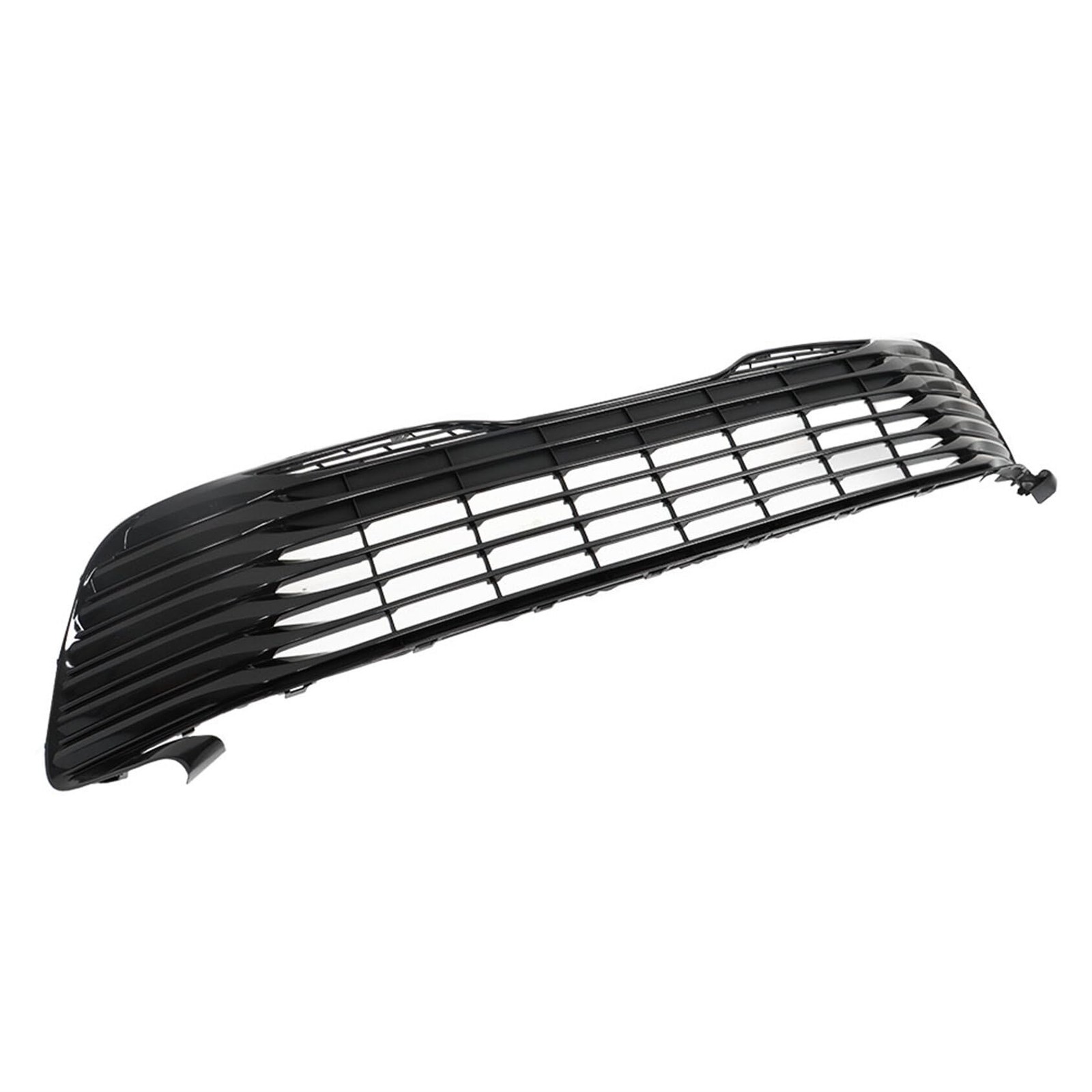 Dark Grey Front Bumper Lower Grille without Radar Holes for 18-20 Camry LE XLE
